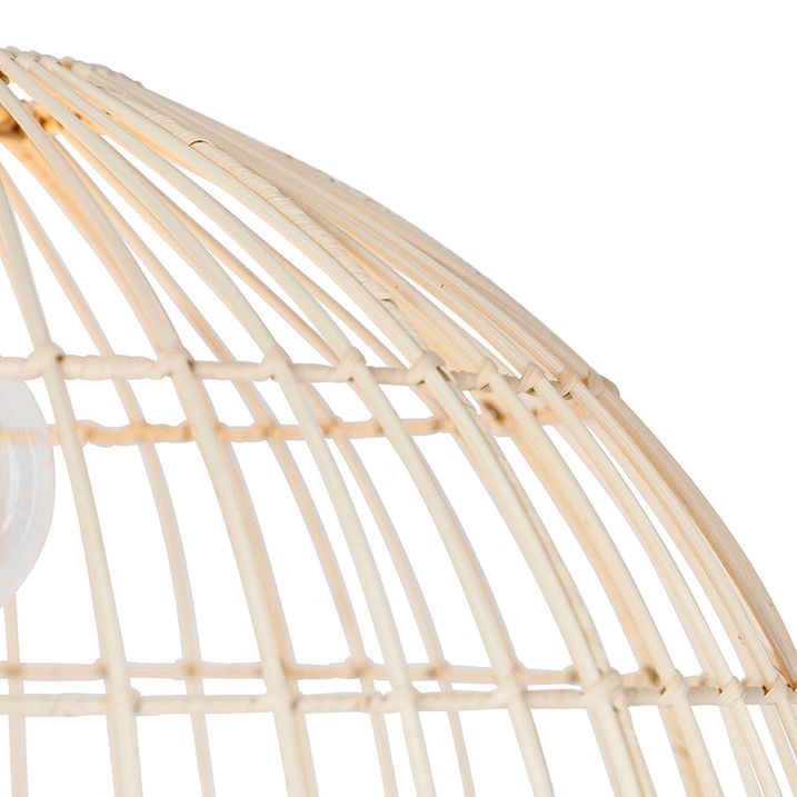Rural hanging lamp rattan 55 cm - Magna