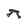 Foco-de-techo-moderno-negro-2-luces-ajustable---Triangle
