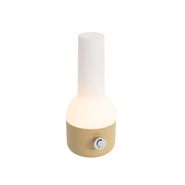 Sett-med-2-utendørs-bordlamper-gull-med-hvit-inkl.-oppladbar-LED---Haard