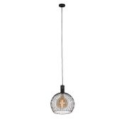 Design-ronde-hanglamp-zwart-40-cm---Dos