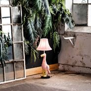 Lasten-pöytävalaisin-flamingo-vaaleanpunainen---Mingo