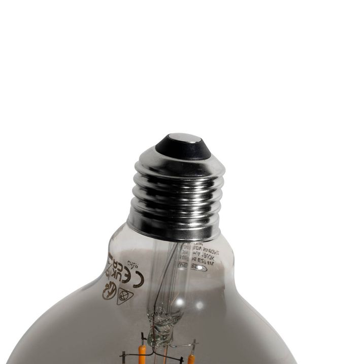 Bombilla LED E27 regulable Ahumado G95 5W 200 lm 1900K