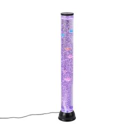 Burbuļu kolonna melna 90 cm ar LED RGB - Zoop