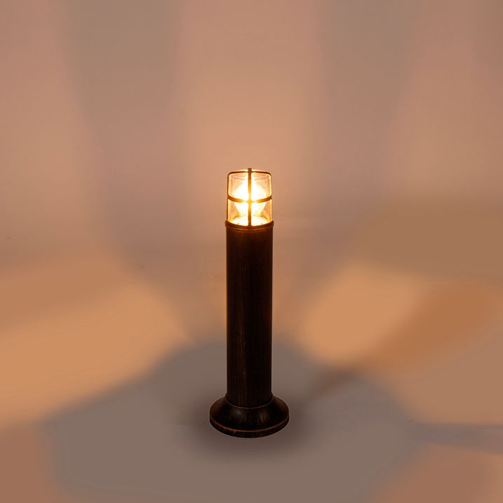 Vintage staande buitenlamp antiek goud IP54 50 cm - Kiki