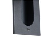 2er-Set-moderne-Wandleuchten-schwarz-inkl.-LED-und-USB-C-Anschluss---Hilton