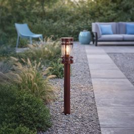 Moderne Außenleuchte Dunkelrot 80cm IP44 - Gleam