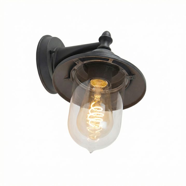 Smart Outdoor Wall Light Dark Grey Incl. Wifi ST64 - Oxford
