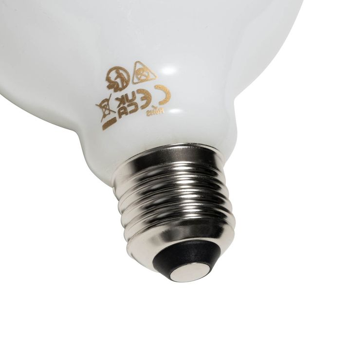 5 db E27 Dimmelhető LED izzó Opál G95 5W 450lm 2700K