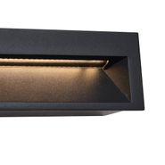 Set-di-6-luci-da-parete-ad-incasso-moderne-nere-28cm-incl.-LED-IP65---Mert