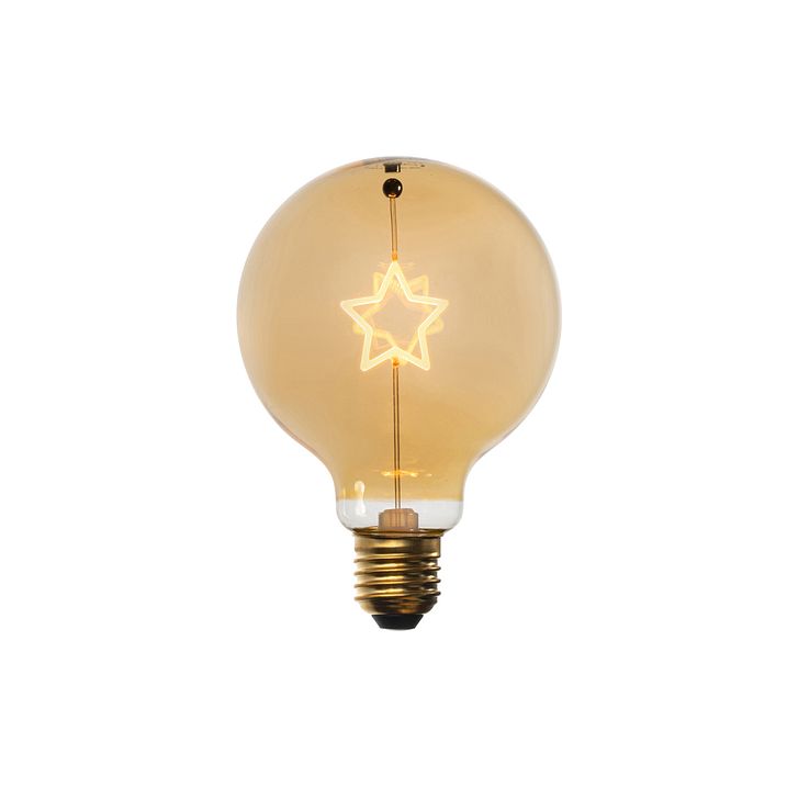 Різдвяна світлодіодна лампа E27 Star Filament G95 Amber 1,8W 50 лм 1800K
