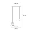 Moderne-Pendelleuchte-Dunkelbronze-inkl.-LED-3-Stufen-dimmbar-3-flammig-Easylift---Zeis