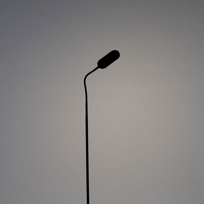 Stojací lampa černá vč. LED 5-stupňové stmívání v Kelvinech - Botot