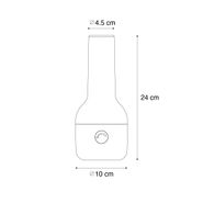 Lauko-stalo-lempa-juoda-ir-balta-su-įkraunama-LED-IP44---Haard