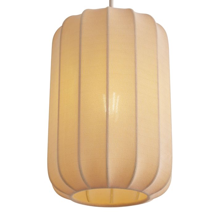 Japandi hanglamp beige 7-lichts - Pluni Tuba