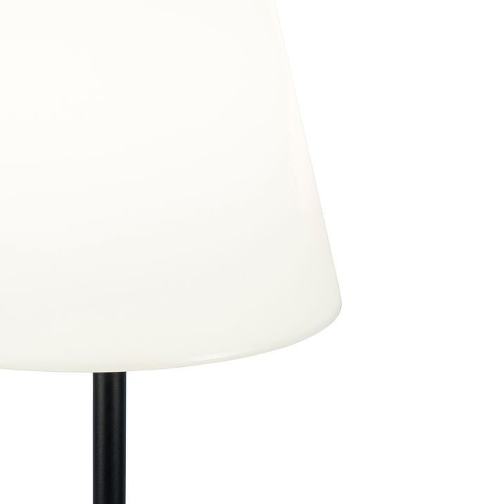 Smart gulvlampe sort med hvid skærm 35 cm IP65 inkl. WiFi A60 - Virginia