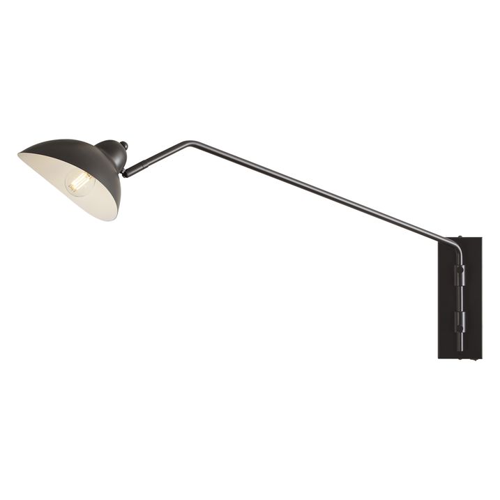 Scandinavische wandlamp zwart - Sauf