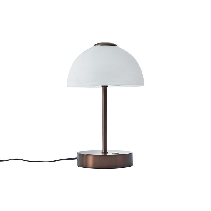 Lampe de table design bronze foncé avec LED à intensité variable - Joya