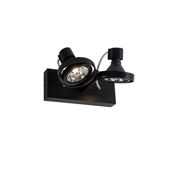 Moderno reflektorsko svjetlo crno 2-svjetla - Master 70