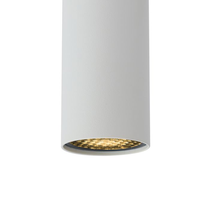 Moderner Strahler weiß für 1-Phasen-Schienensystem GU10 35mm - Slimline Nubee Honey