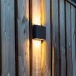 Buiten-wandlamp-donkergrijs-17,5-cm-incl.-LED-IP65---Batt