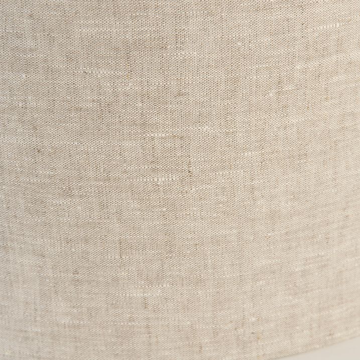Fabric Lampshade Light Grey Round 50/50/25