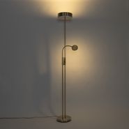 Stojací-lampa-bronzová-vč.-LED-a-stmívače-s-lampou-na-čtení---Kelso