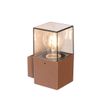 Lampada-da-parete-per-esterni-intelligente-marrone-ruggine-IP44-con-WiFi-P45---Denmark