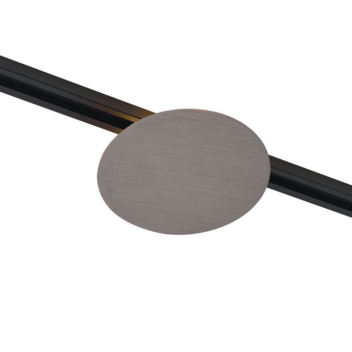Ray Aydınlatma Sistemi için Modern Metalik Gri Tavan Lambası 1-Fazlı 2-Işıklı - Iconic Pulley