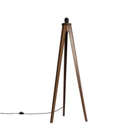 Rustikalna stoječa svetilka s tripodom iz orehovega lesa - Tripod Classic