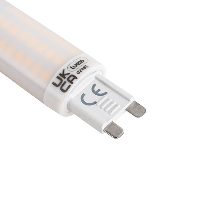 Sada 2ks stmievateľných LED žiaroviek G9 s 3-stupňovým stmievaním, opálové, 4,5W, 500lm, 4000K
