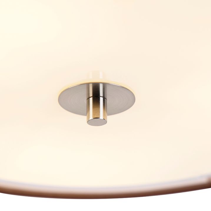 Pametna stropna svetilka rjava z belo 50 cm 3-luči vklj. 3 Wifi A60 - Drum Duo