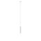 Modern White Pendant Light for 1-Phase Track System - Slimline Keno