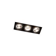 Recessed-Spotlight-Black-GU10-AR70-Trimless-3-Light---Oneon