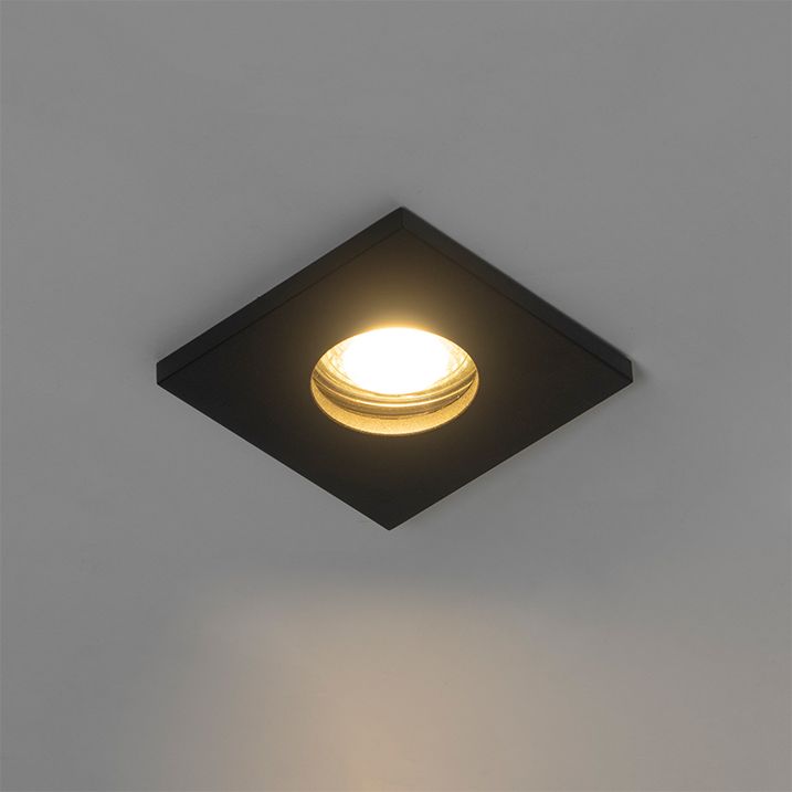 Spot encastré de salle de bain moderne noir - Doku