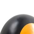Dizajnová-nástenná-lampa-čierna-so-zlatým-vnútrom-36-cm---Cova