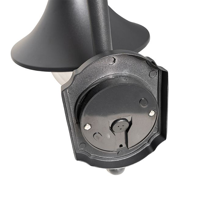 Klasiska āra sienas lampa melna IP44 - Daphne