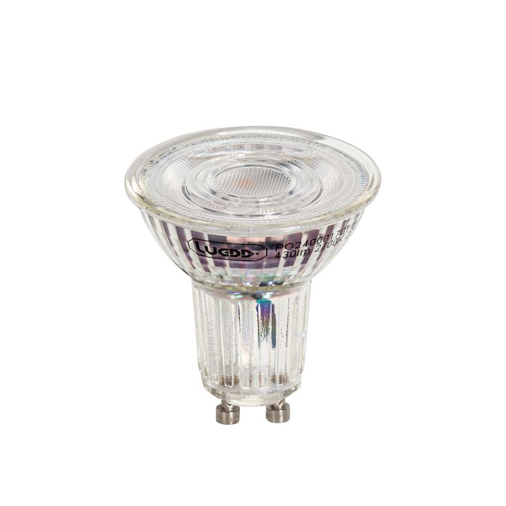 Set od 5 GU10 50mm Zatamnjivih LED Sijalica Prozirne 4.9W 430 lm 2700K