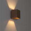 Applique-murale-moderne-bronze-foncé-carrée---Sola