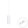 Designová-závěsná-lampa-bílá-vč.-1-fázového-kolejnicového-adaptéru---Iconic-Tubo
