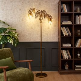 Slimme Vloerlamp Goud 191 cm 3-lichts Incl. Wifi A60 - Botanica