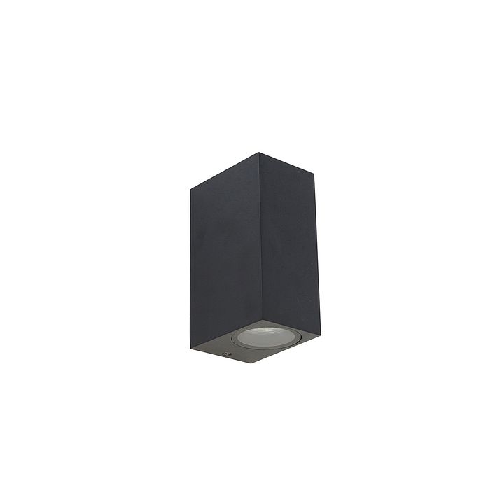 Nowoczesna lampa ścienna czarna 2-światła IP44 - Baleno