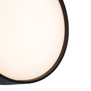 Moderne-Aussenwandleuchte-schwarz-inkl.-LED-IP65---Dop