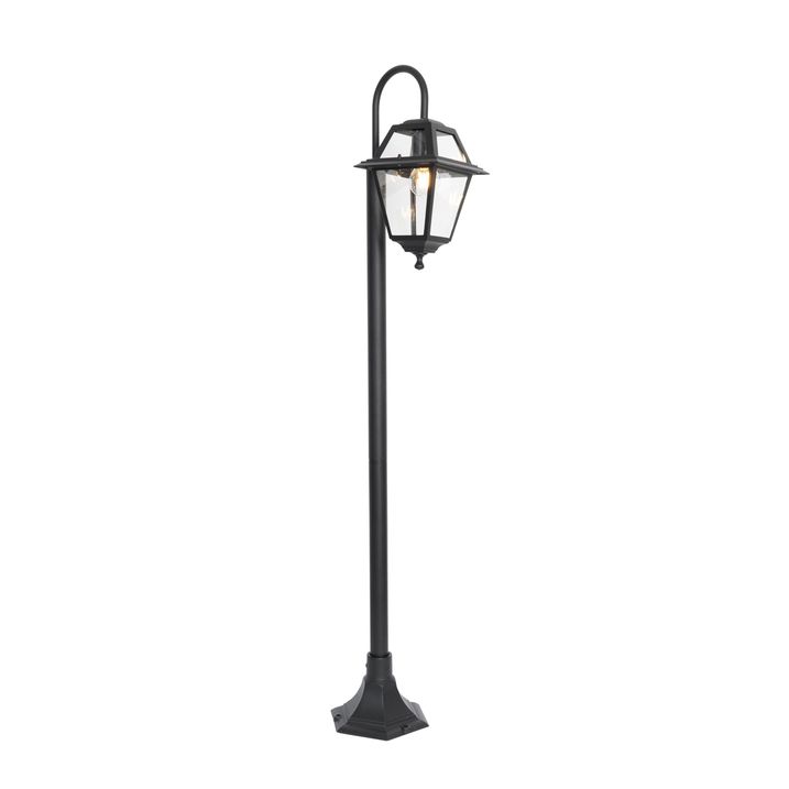 Lanterna da esterno classica nera 135 cm IP44 - Berta