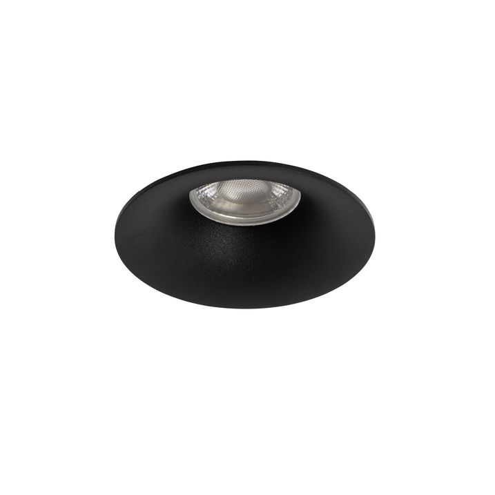 12 iebūvēto prožektoru komplekts melns GU10 50mm - Gijs