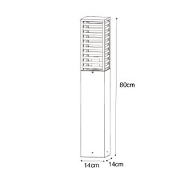 Moderna-āra-grīdas-lampa-melna-80-cm-IP44---Reims