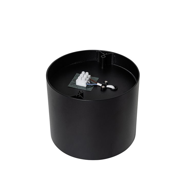 Pametni plafonski reflektor crni podesivi uklj. Wifi GU10 111mm - Rondoo Up