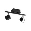Moderne-loftslampe-sort-inkl.-LED-2-lys---Nola