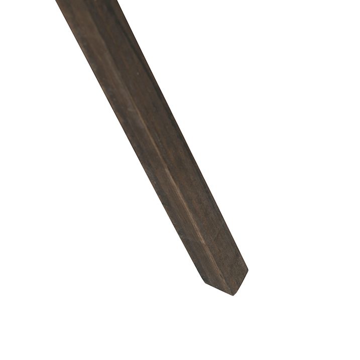 Industrial Floor Lamp on Wooden Tripod with Grey Lampshade - Laos
