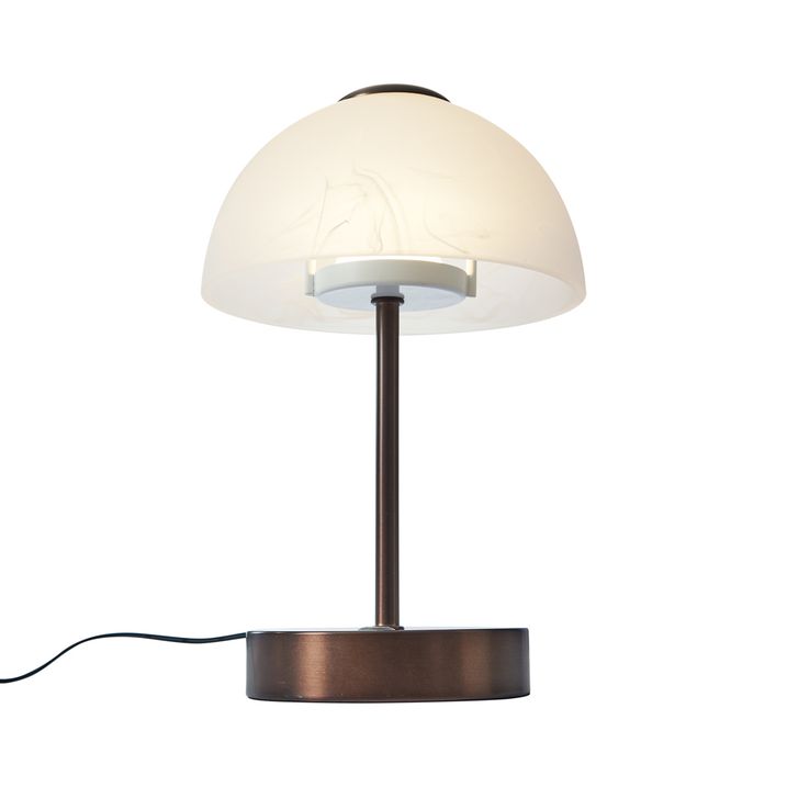 Lampe de table design bronze foncé avec LED à intensité variable - Joya
