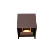 Außenwandleuchte-Rostbraun-inkl.-LED-2-Licht-IP54---Edwin